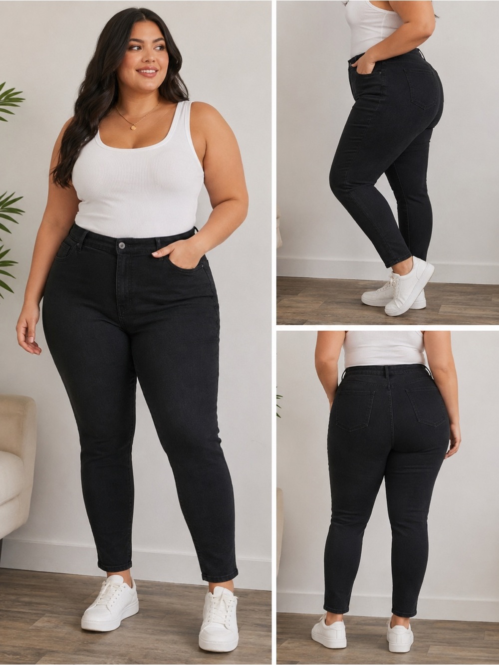 torrid Black Skinny High-Rise Jeans